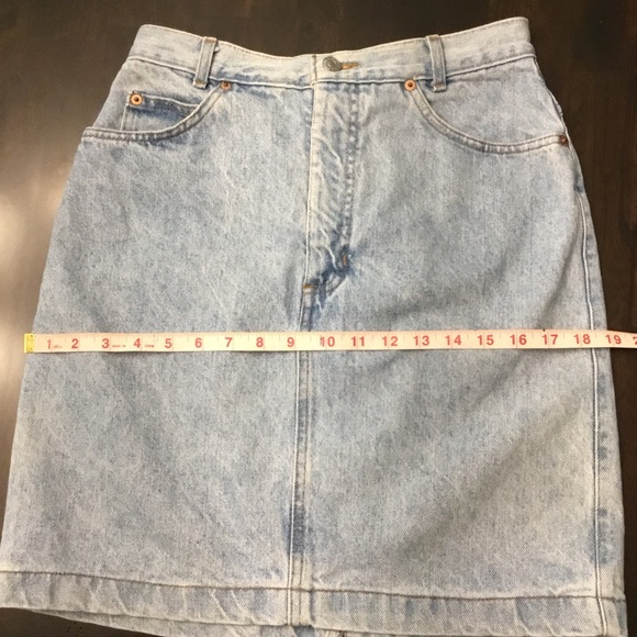 GAP Denim Y2K High Waist Light Wash Mini Skirt Size 9/10 - Picture 8 of 13